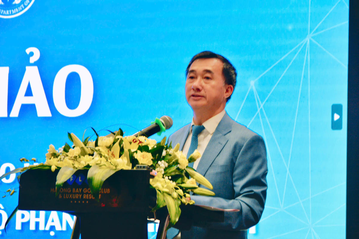 GS. TS. Trần Văn Thuấn, Thứ trưởng Bộ Y tế phát biểu tại Hội nghị