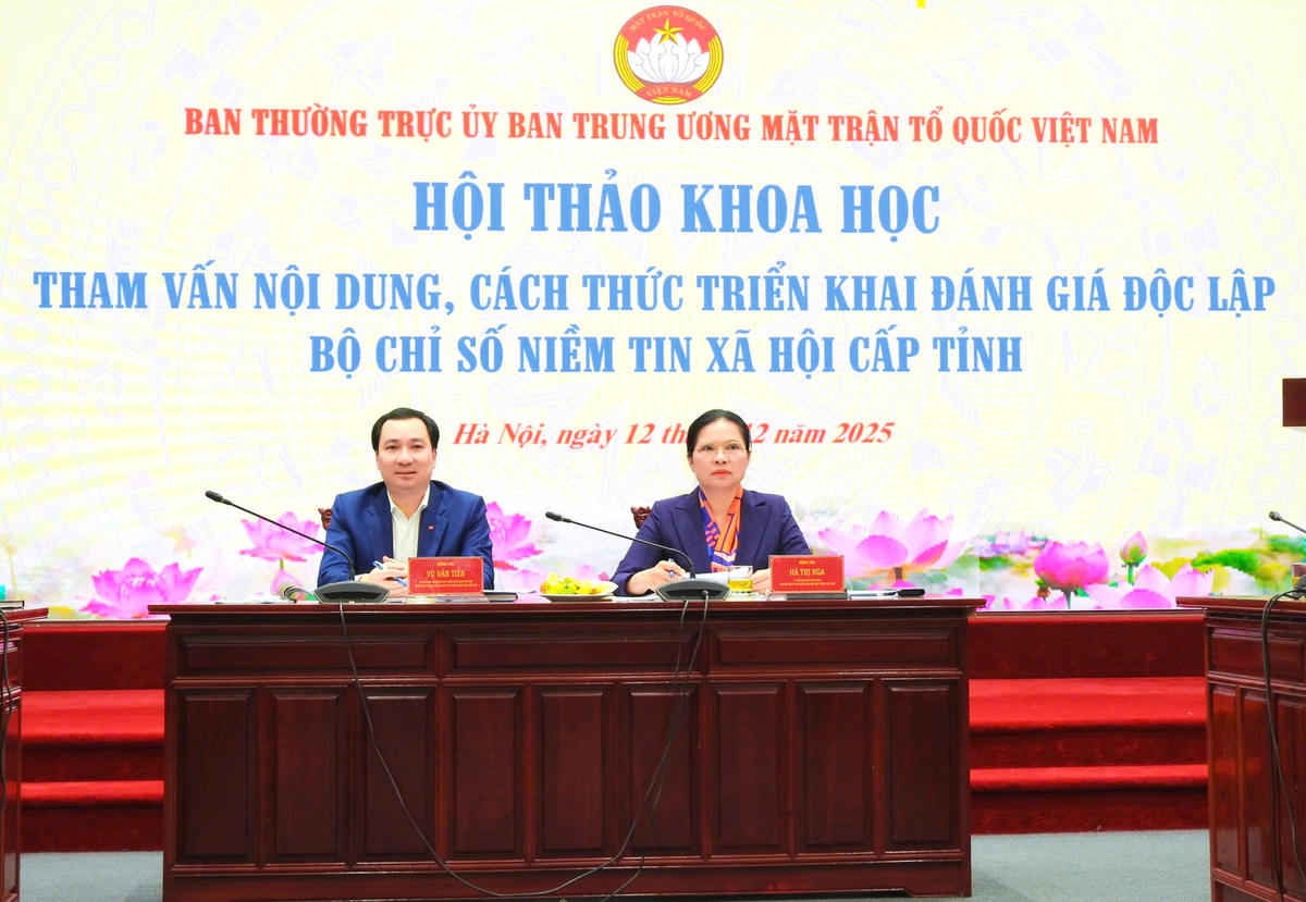 Chủ trì Hội thảo. Ảnh: Văn Hoa