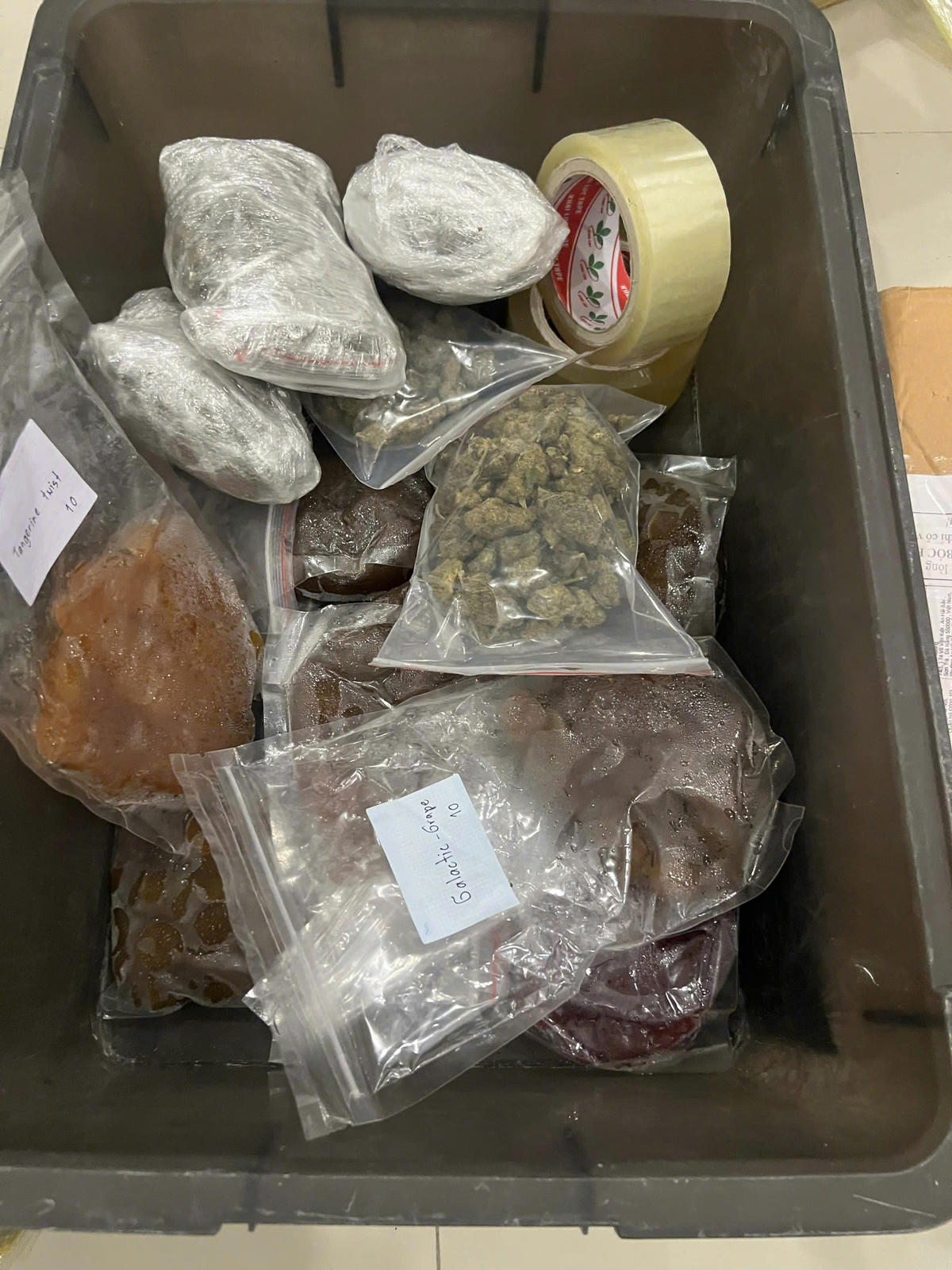 Tang vật của vụ án. Ảnh: CV.