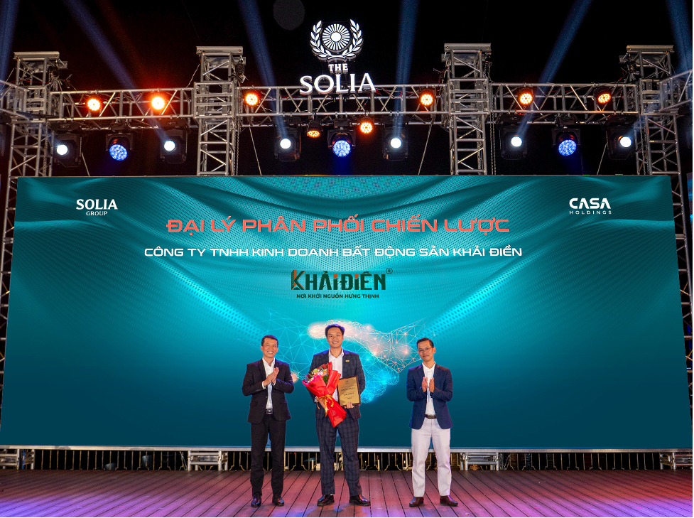 Khải Điền ký hợp tác Solia Group phân phối chiến lược phân khu Apollo By The Solia
