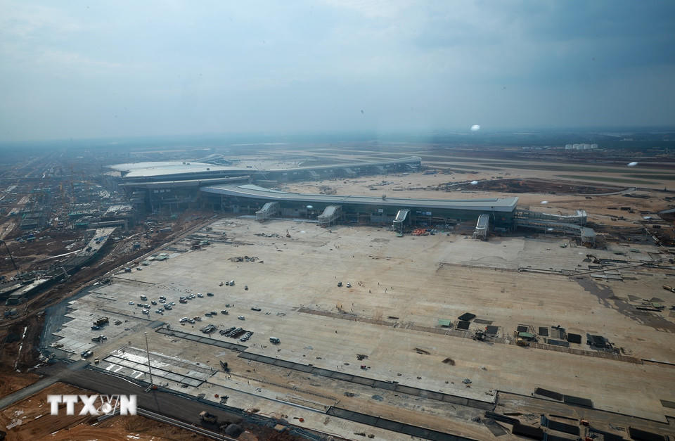 Dự án cảng hành không quốc tế Long Thành. (Ảnh: Dương Giang/TTXVN).