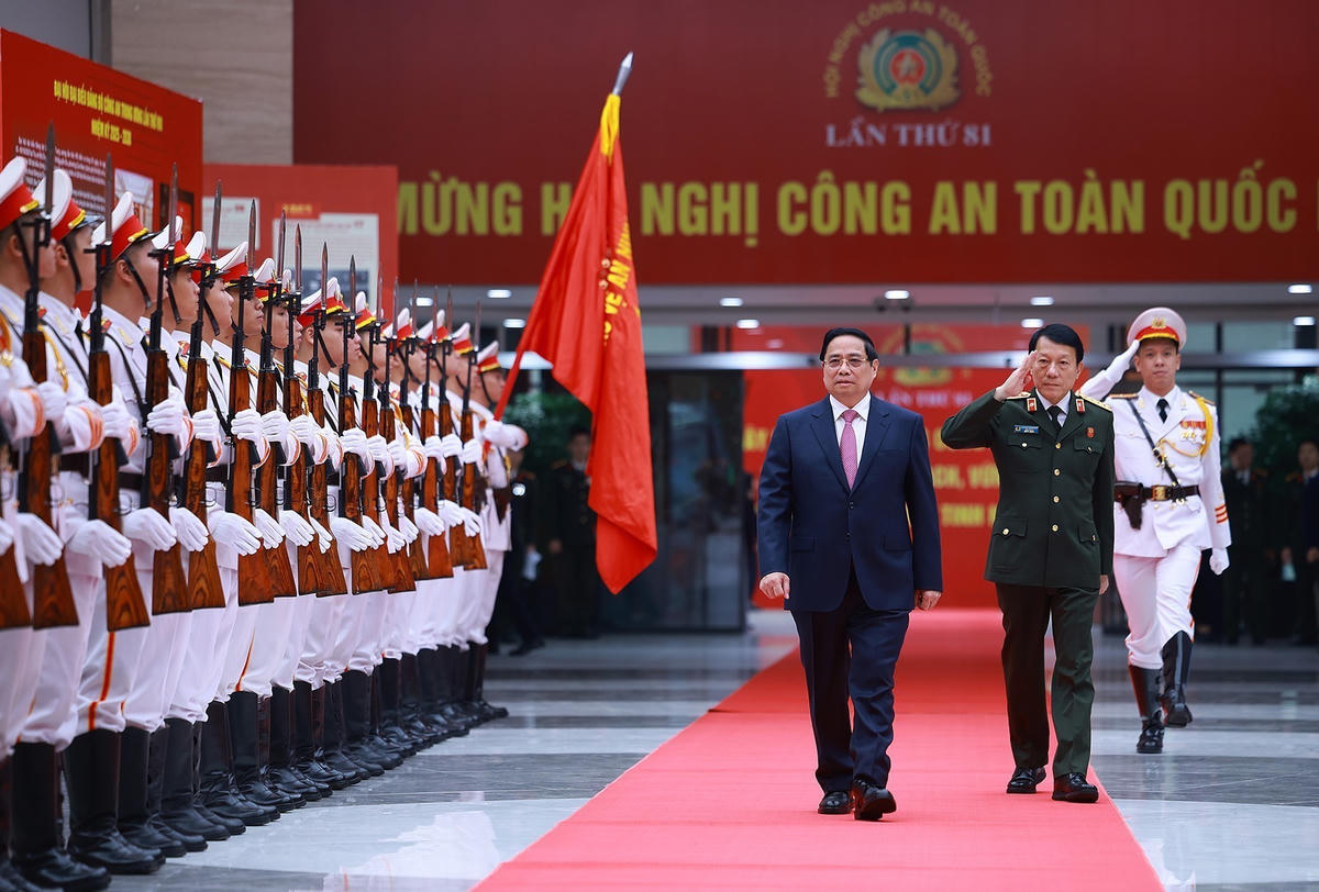 Thủ tướng Phạm Minh Chính dự Hội nghị Công an toàn quốc lần thứ 81