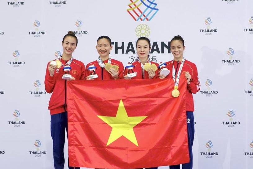 Bảng tổng sắp huy chương SEA Games 33 mới nhất tối 14/12