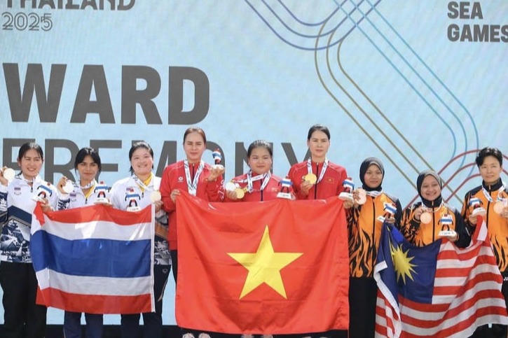 Bảng tổng sắp huy chương SEA Games 33 cập nhật mới nhất sáng 15/12