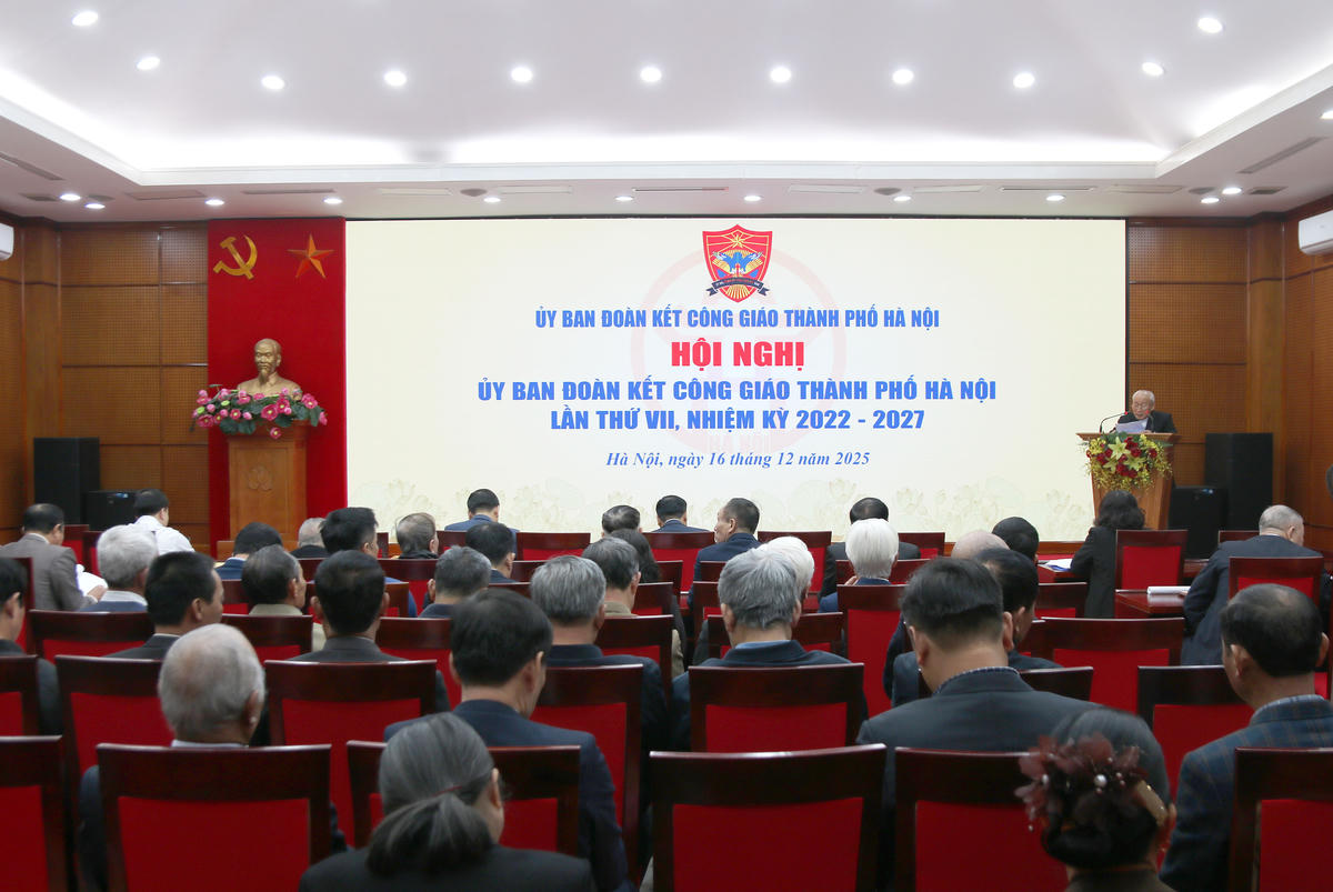 Hội nghị Ủy ban Đoàn kết Công giáo thành phố Hà Nội lần thứ VII, nhiệm kỳ 2022-2027.