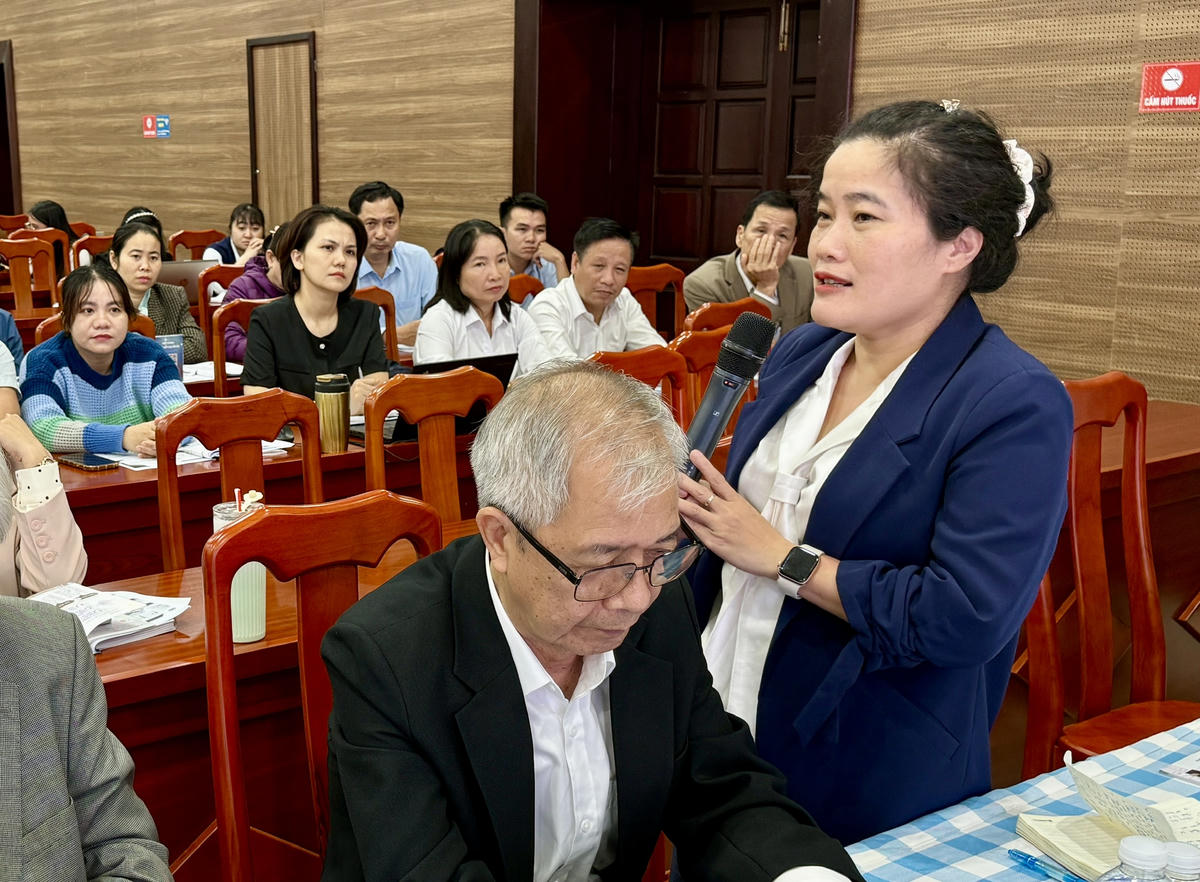 Bà Chu Thị Hà, Giám đốc ActionAid tại Việt Nam. Ảnh: Nguyễn Tú.