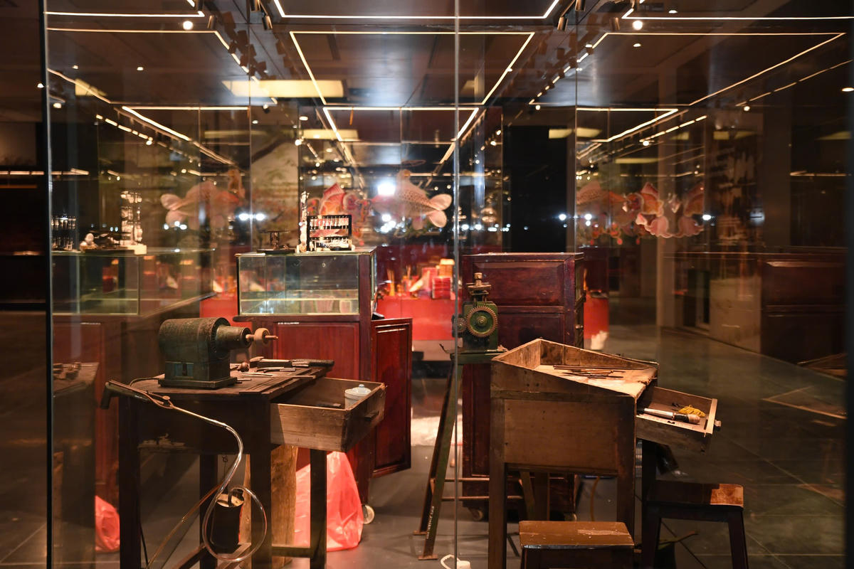 Mỗi không gian trưng bày là một câu chuyện về lịch sử văn hoá của Hà Nội. Ảnh: P. Sỹ.