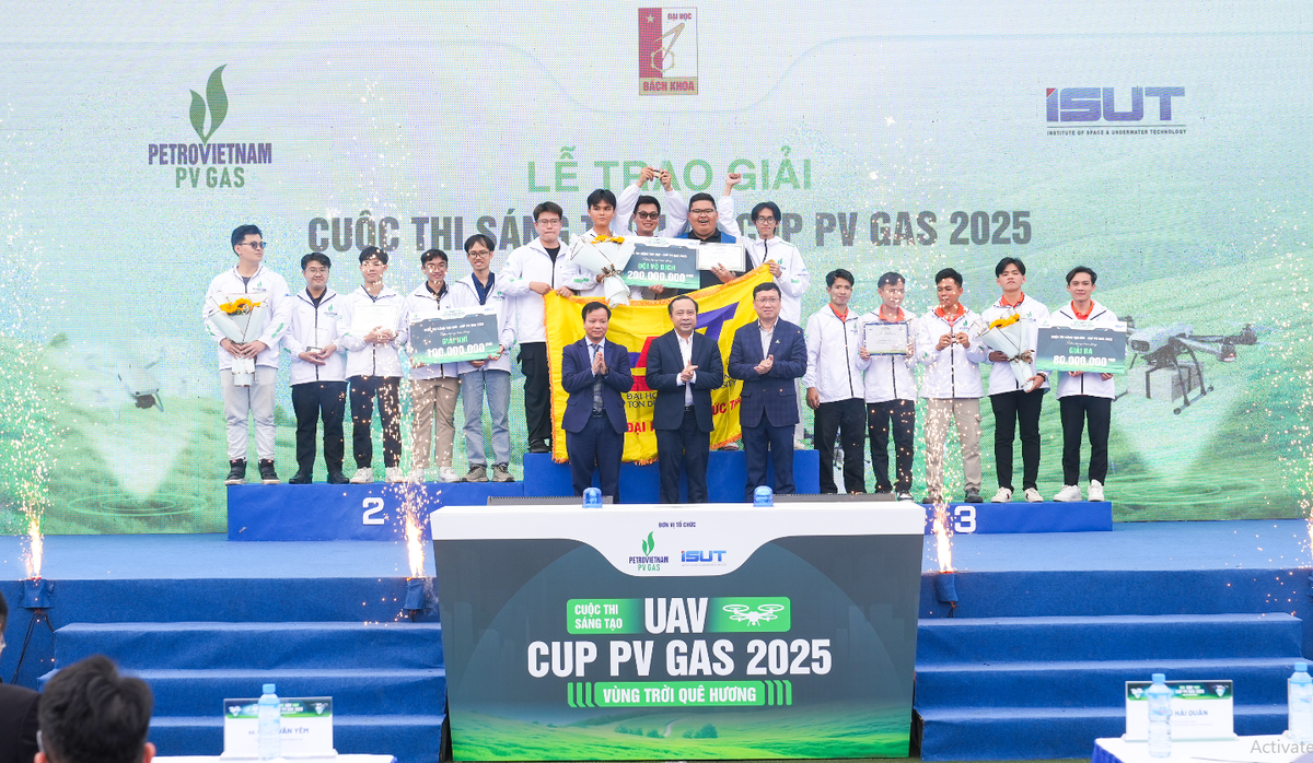 PV GAS đồng hành cùng "UAV CUP PV GAS 2025: Vùng trời quê hương": Gieo mầm ước mơ, dựng nền kinh tế tầm thấp Việt Nam 