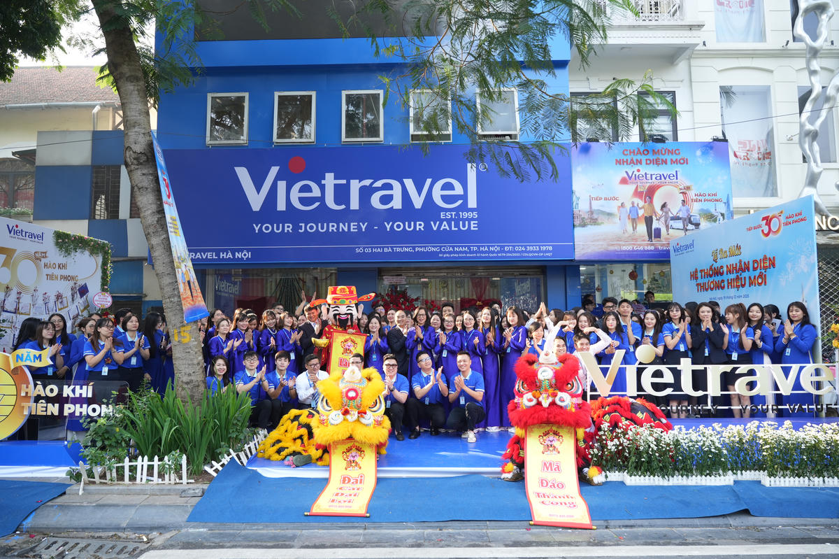 Vietravel ra mắt nhận diện thương hiệu mới, đánh dấu 30 năm phát triển - vươn mình cùng đất nước