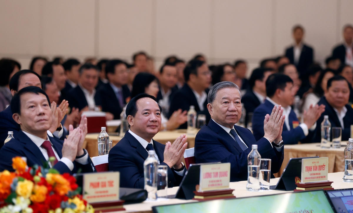 Tổng Bí thư Tô Lâm và các đại biểu dự Hội nghị.