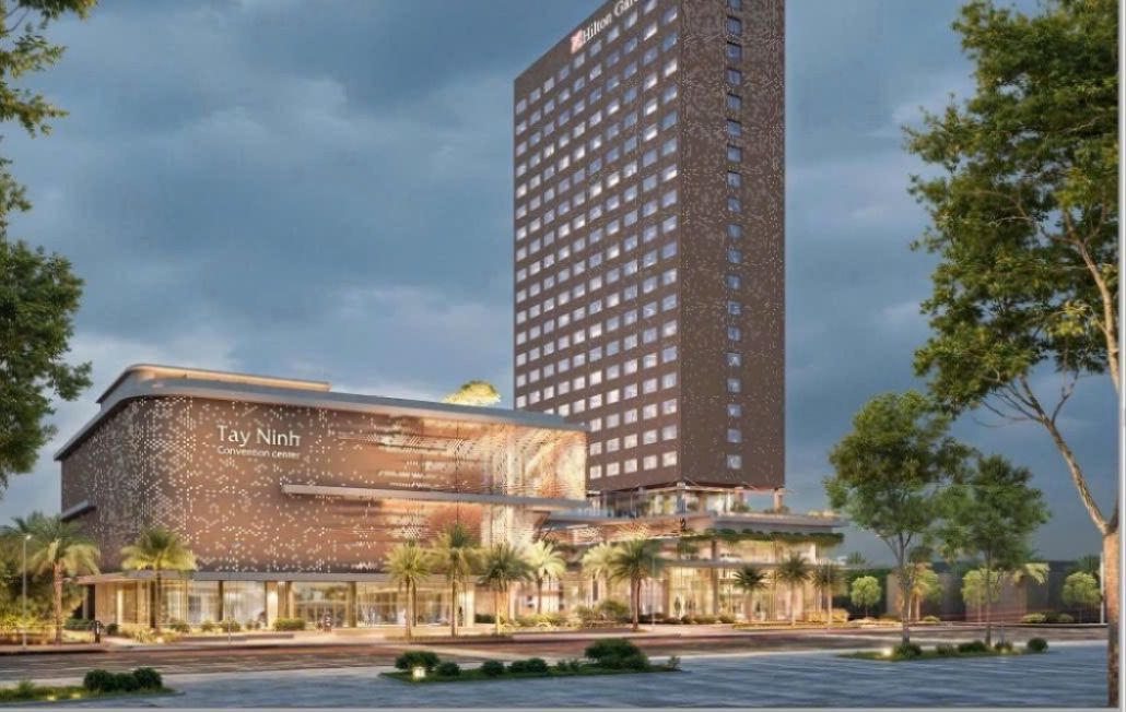 Phối cảnh dự án khu phức hợp khách sạn khi hoàn thành. Ảnh: BTC.