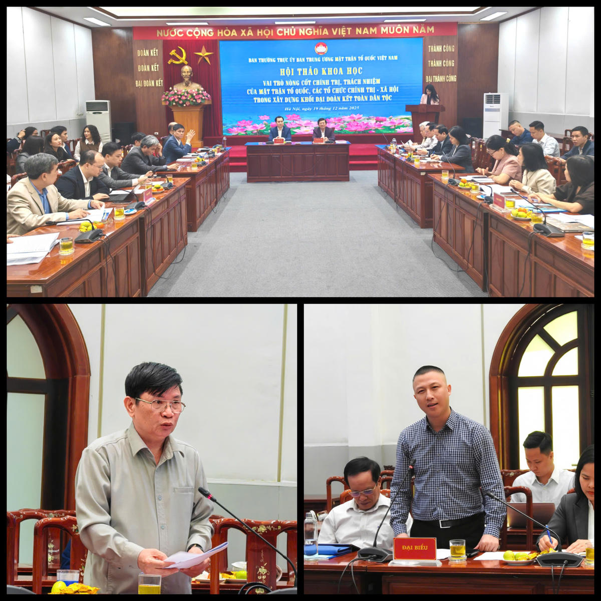 Các đại biểu tham dự và phát biểu tại Hội thảo. Ảnh: Văn Hoa