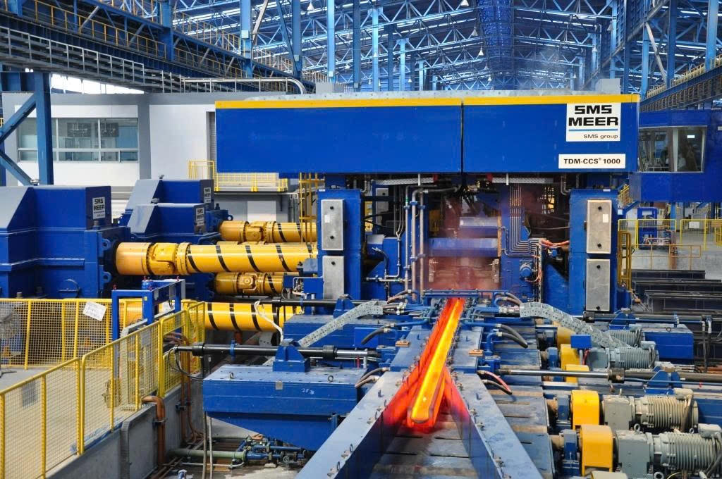 Dây chuyền sản xuất thép của Tập đoàn Hoà Phát. Ảnh minh hoạ.