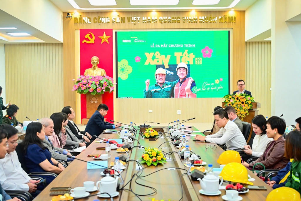 Xây Tết 2026 sẽ tặng 30.000 phần quà tới công nhân lao động.