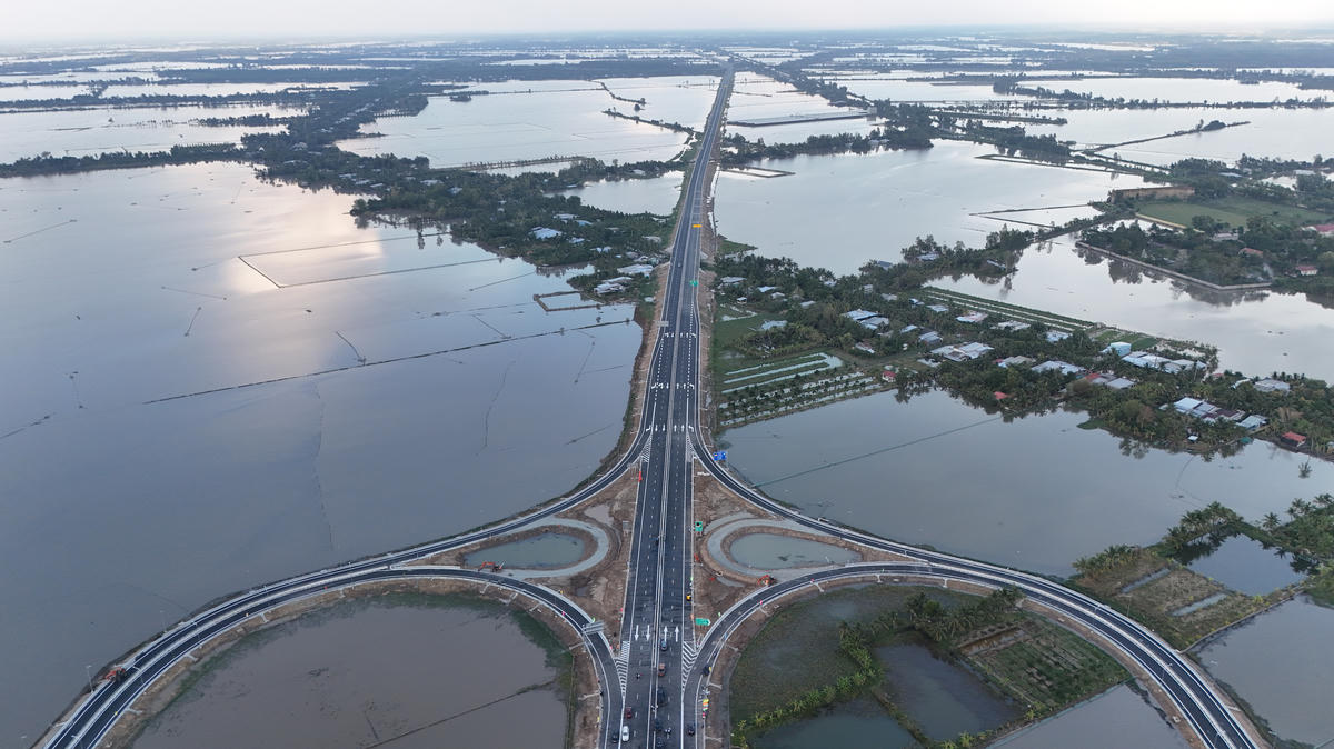 Dự án thành phần đoạn Cần Thơ - Hậu Giang. (ảnh: HP)