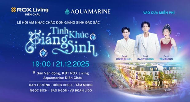  “Tình khúc Giáng Sinh” – Lễ hội âm nhạc gắn kết cộng đồng tại Diễn Châu