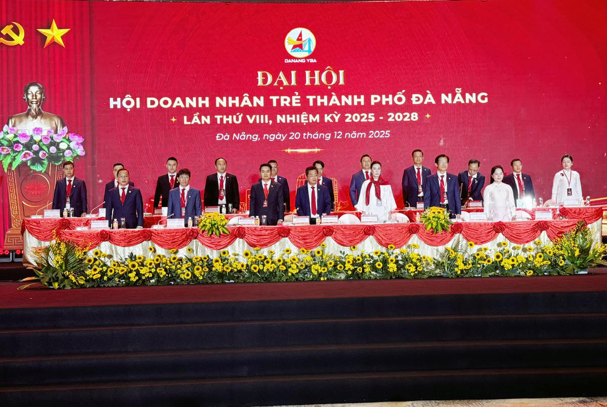 Đại hội Hội Doanh nhân trẻ TP Đà Nẵng. Ảnh: Nguyễn Tú.