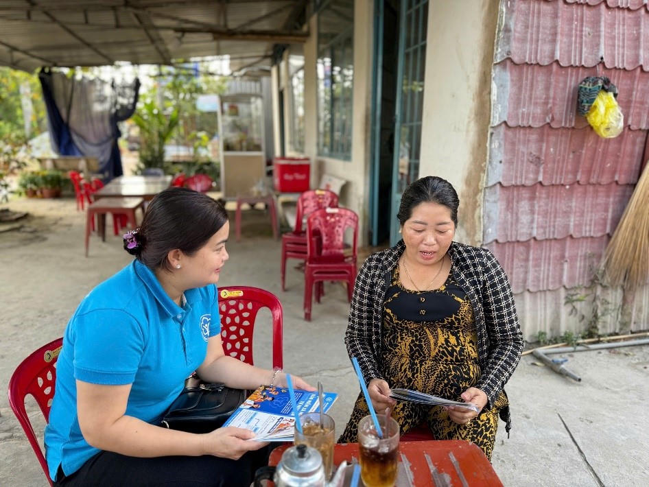 Tích cực tuyên truyền lợi ích khi tham gia BHXH tự nguyện, BHYT hộ gia đình đến với chị em phụ nữ