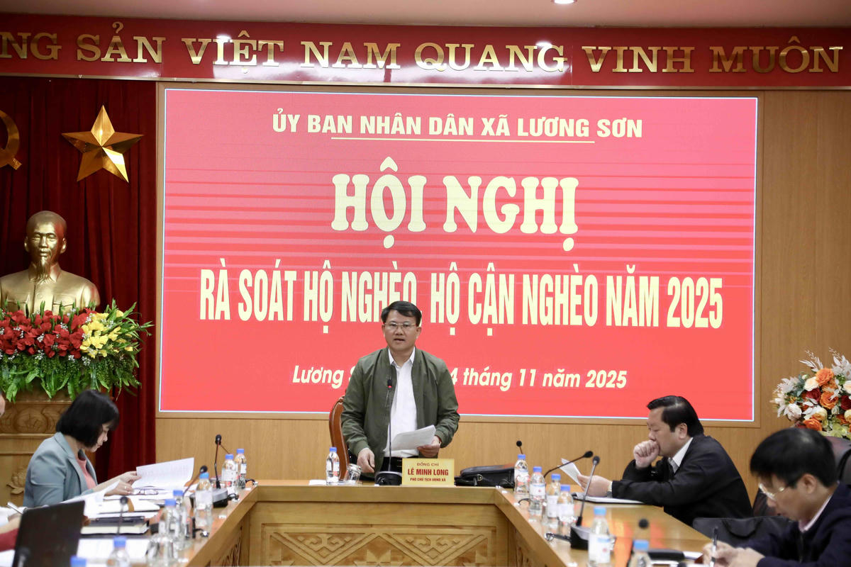 Ông Lê Minh Long - Phó Chủ tịch UBND xã Lương Sơn (Phú Thọ). Ảnh: luongson.phutho.gov.vn