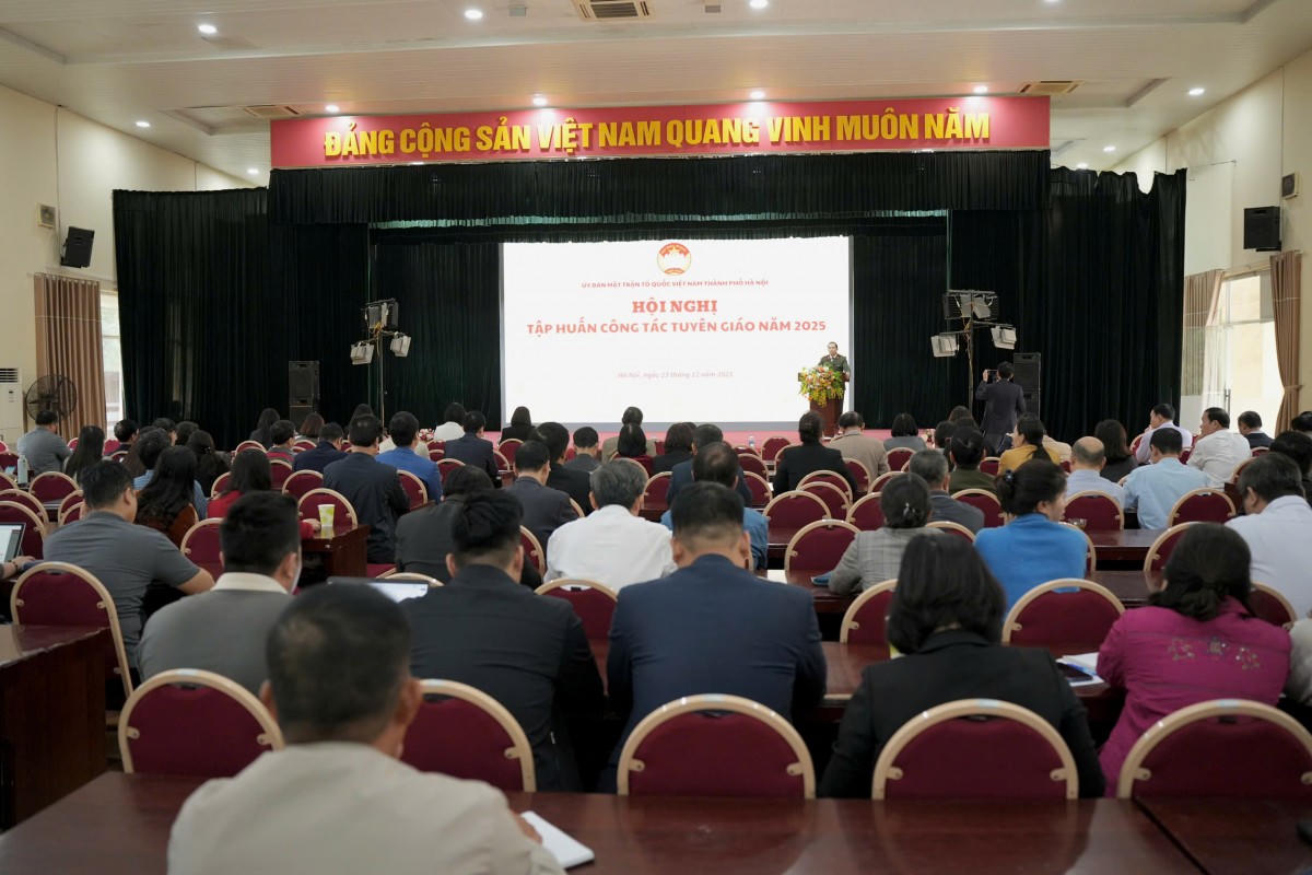 Quang cảnh hội nghị tập huấn.&nbsp;