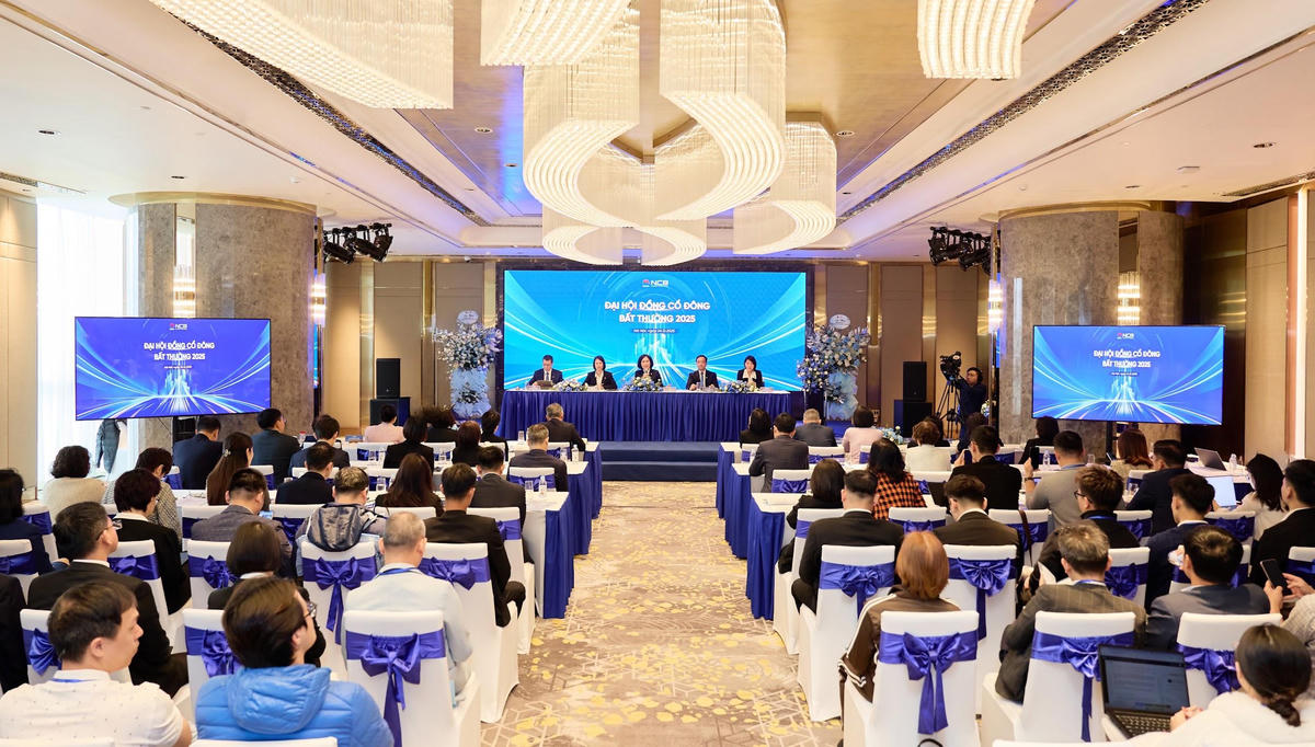 Toàn cảnh Đại hội đồng cổ đông bất thường 2025 của NCB.