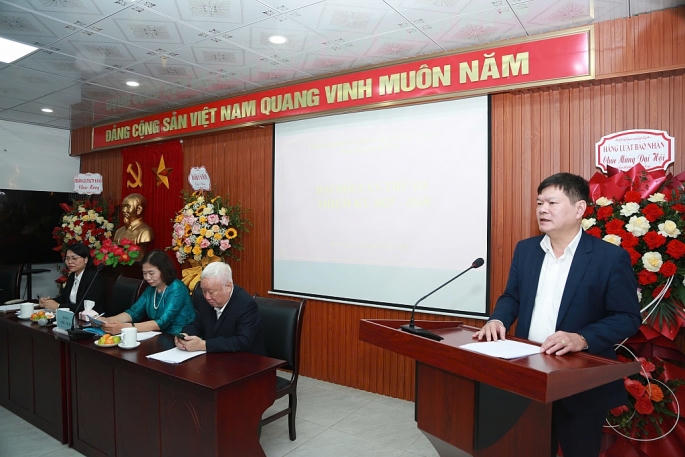   Đại biểu tham luận tại Đại hội. Ảnh Nguyễn Hùng.