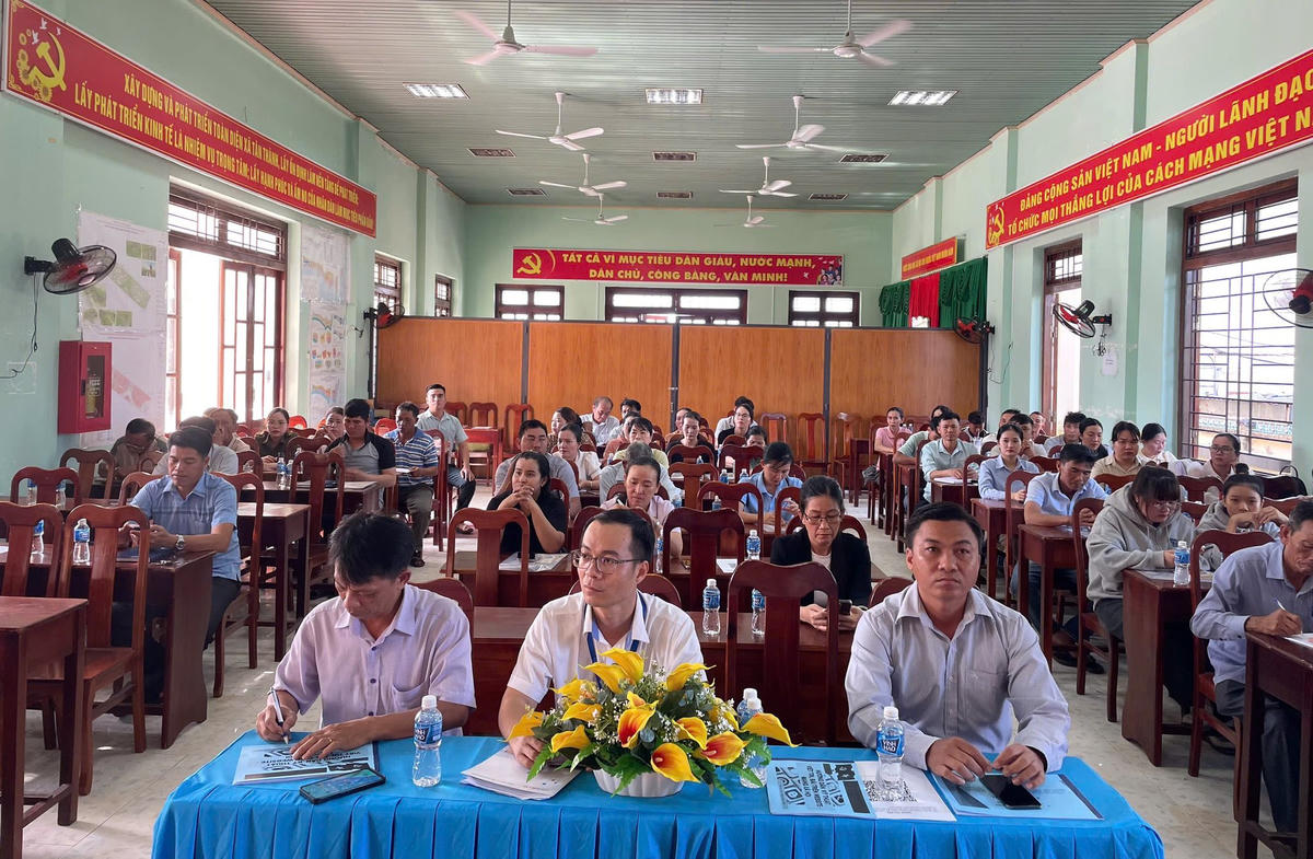 Quang cảnh buổi tập huấn. Ảnh: TT