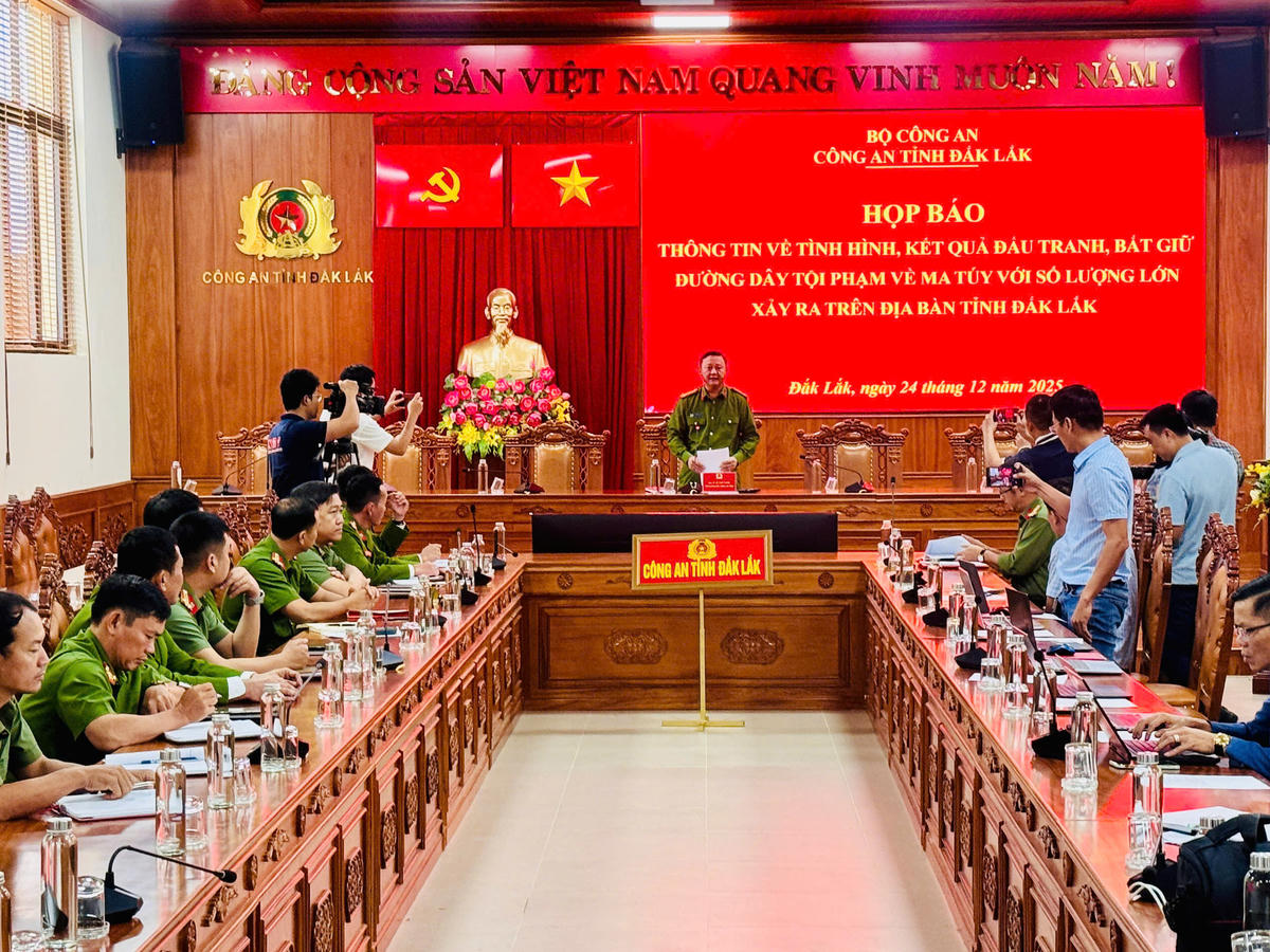 Toàn cảnh buổi họp báo. Ảnh: Thanh Nga.