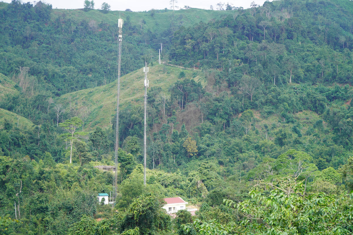 Các trạm BTS giúp đồng bào thuận tiện khi sử dụng điện thoại di động