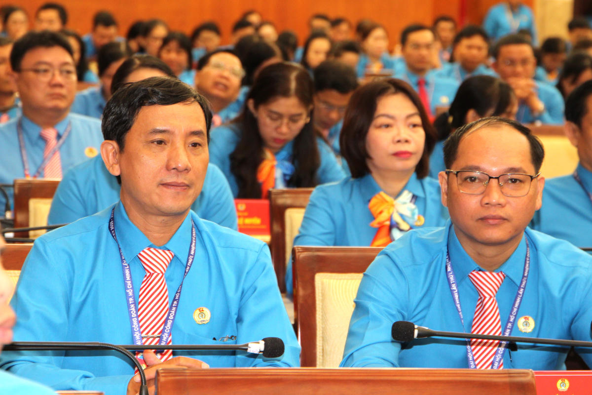 Các Công đoàn viên tham dự Đại hội. Ảnh: Q.Đ.