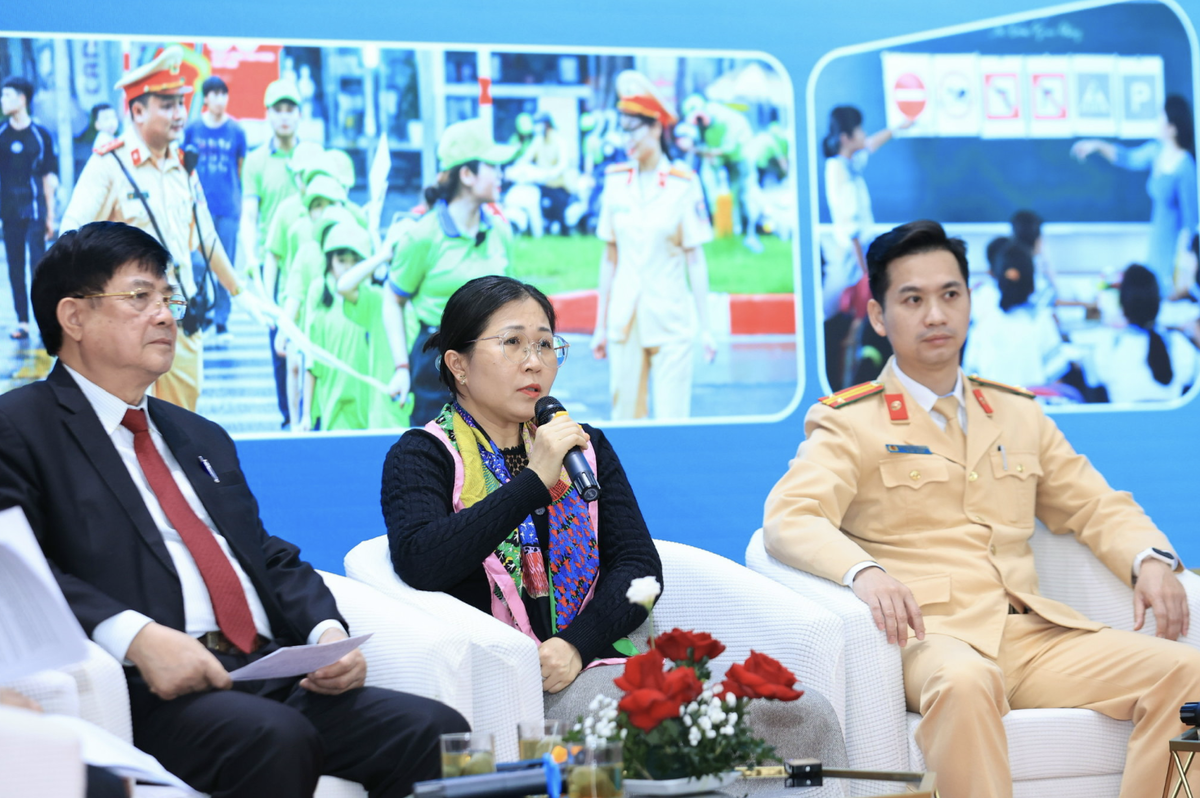 Bà Nguyễn Thị Thanh Thủy - Chánh Văn phòng Ban ATGT TP Hà Nội.