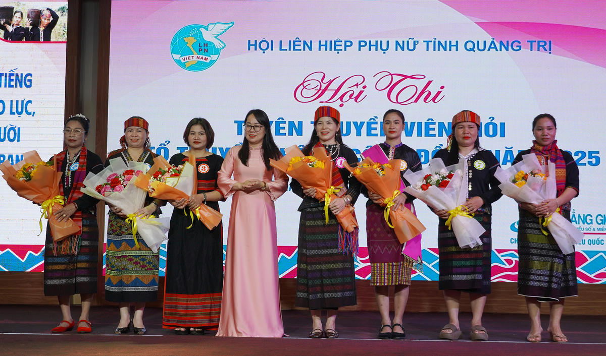 Hội LHPN tỉnh Quảng Trị tổ chức hội thi tuyên truyền viên giỏi năm 2025. Ảnh: X.T.