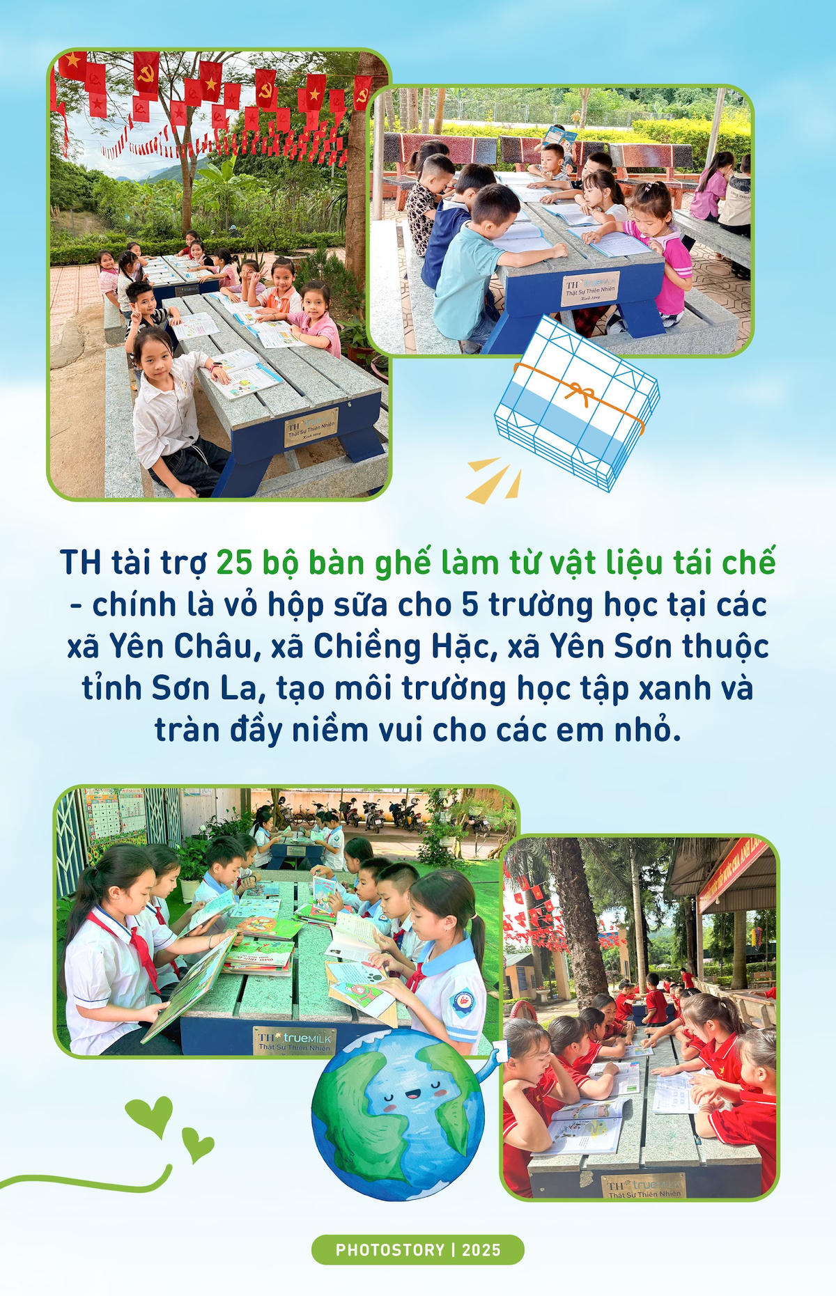 Thu gom, tái chế vỏ hộp sữa đã trở thành “nếp sống xanh” thân thuộc