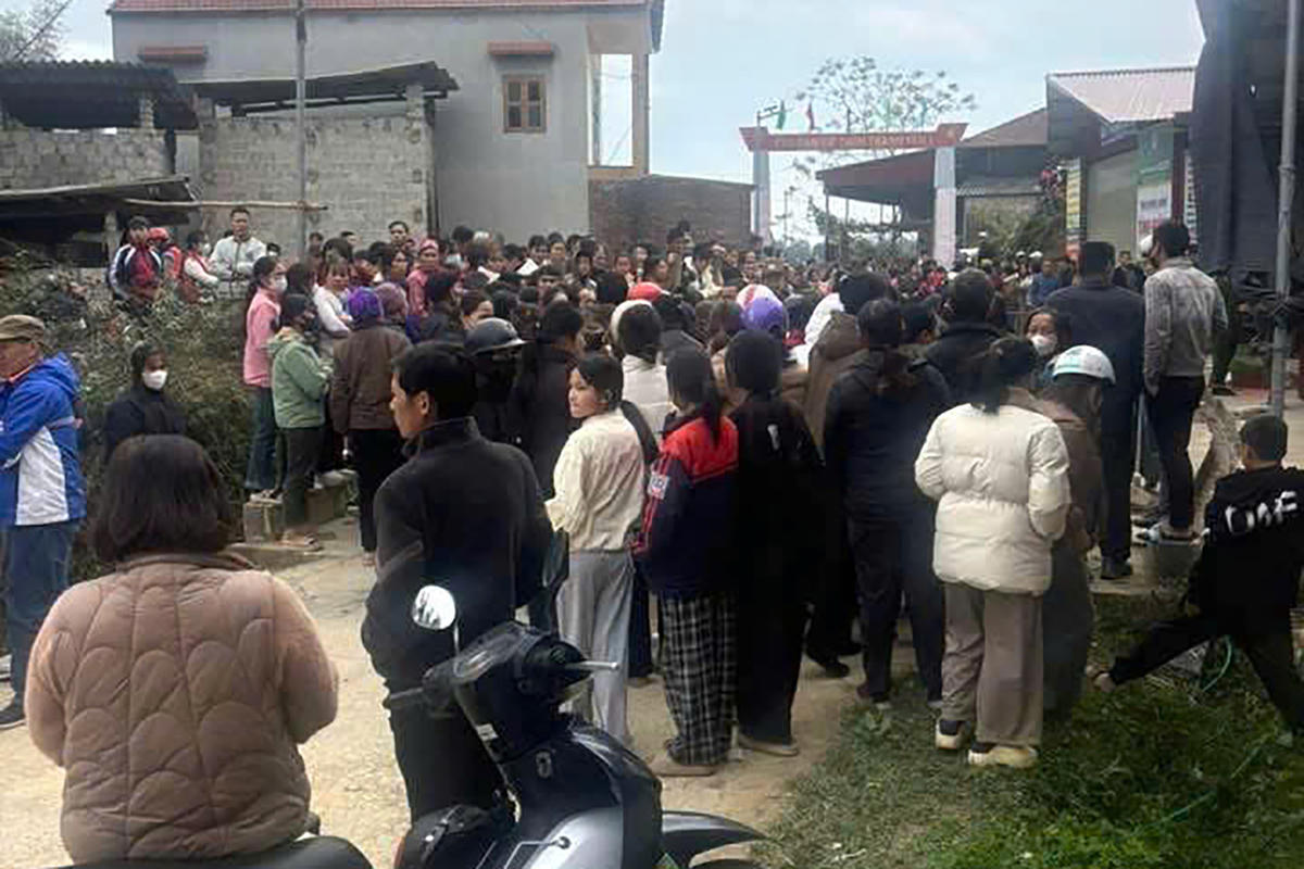 Khu vực xảy ra vụ án mạng. Ảnh: Đ.X.