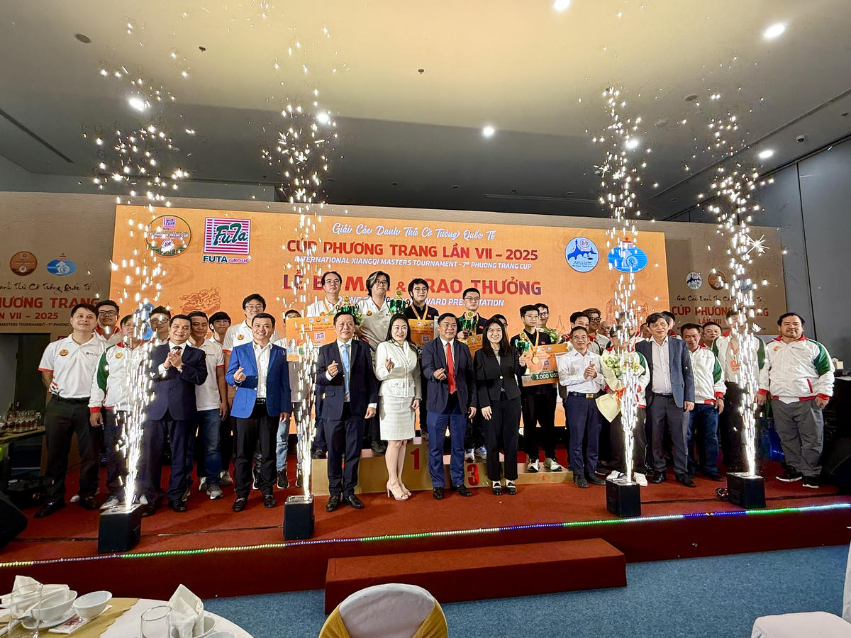 Cúp Phương Trang lần 7 năm 2025 bế mạc. Ảnh: Nguyễn Tú.