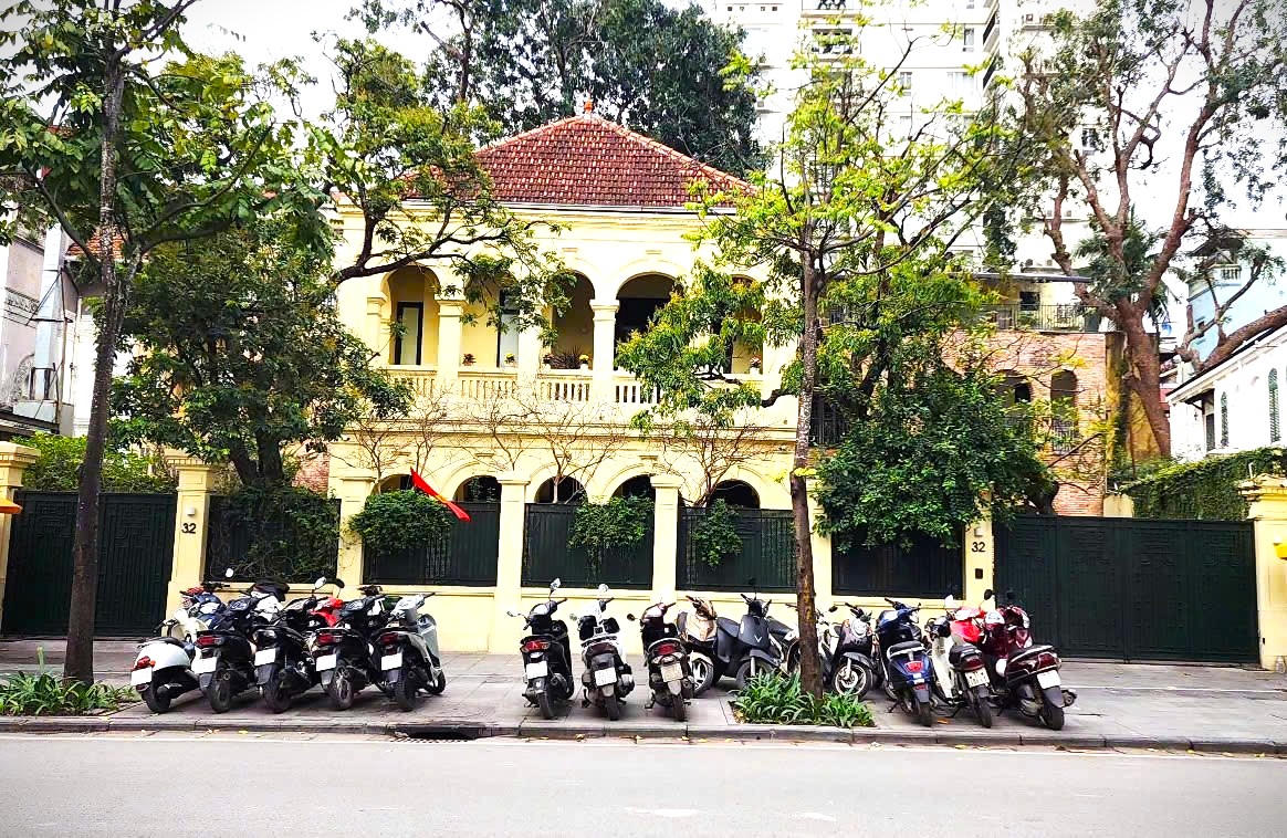 Biệt thự cổ mang thông điệp về kiến trúc, lịch sử và văn hóa Hà Nội. ẢNH: K.H.