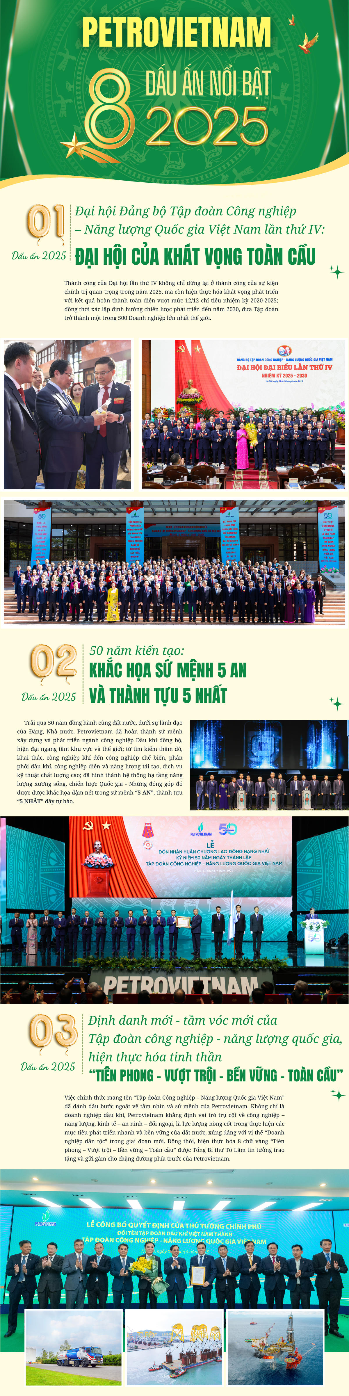 8 dấu ấn nổi bật của Petrovietnam trong năm 2025