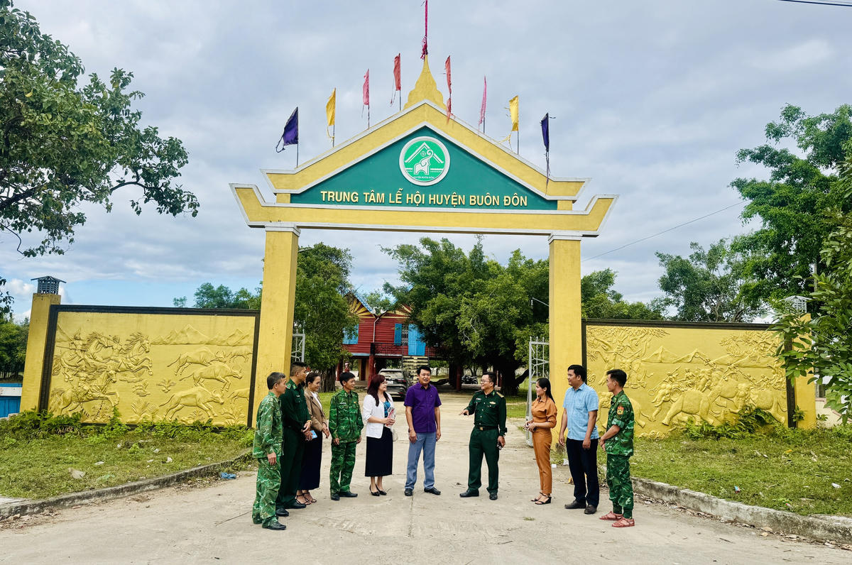 Xã Buôn Đôn (tỉnh Đắk Lắk) được lựa chọn là điểm chính tổ chức Chương trình “Xuân Biên phòng ấm lòng dân bản” năm 2026. Ảnh: BP.