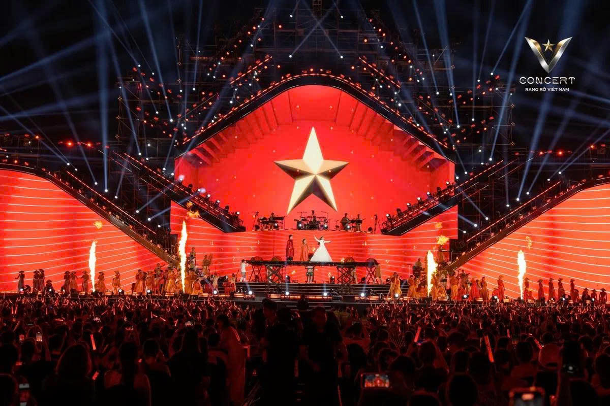 “V Concert – Rạng rỡ Việt Nam”. Ảnh: BTC.