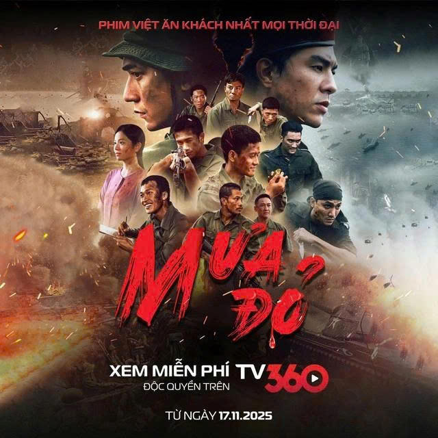 Phim "Mưa đỏ". Ảnh: BTC.