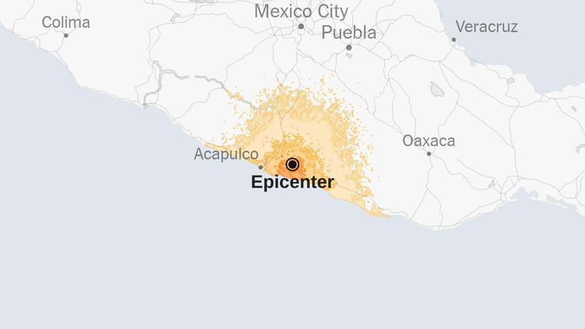 Động đất gây thương vong tại miền Nam Mexico, nhiều ngôi nhà có nguy cơ sụp đổ