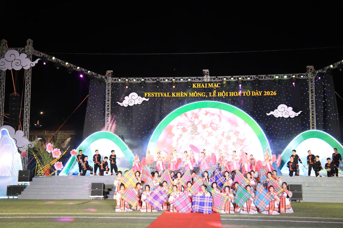 Những tiết mục được dàn dựng công phu. Ảnh: Đức Hùng.