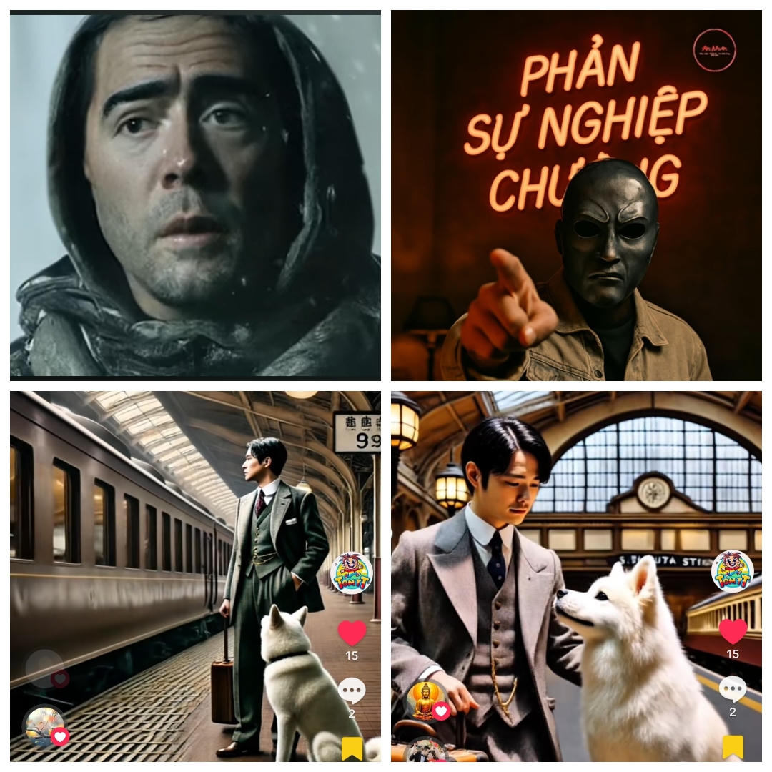 AI đang tham gia ngày càng sâu vào các khâu sáng tạo nghệ thuật, từ hình ảnh, âm nhạc đến phim ảnh. Ảnh Văn Thanh.