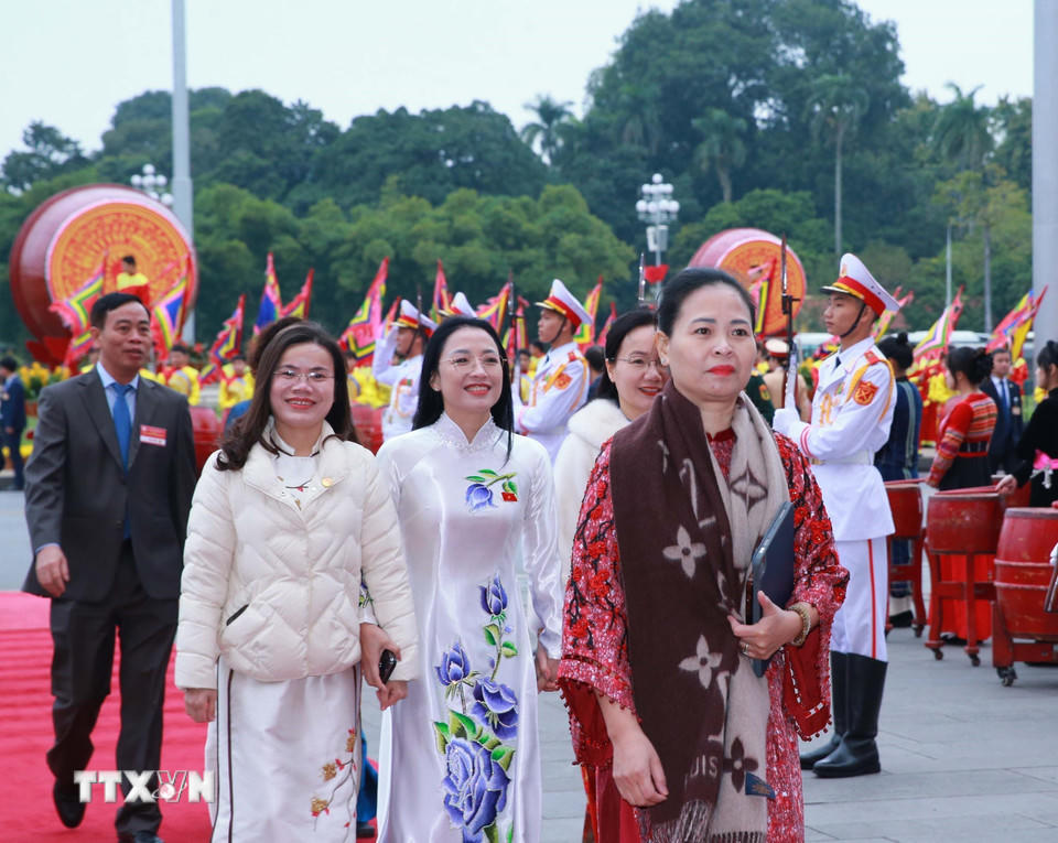 Các đại biểu dự lễ kỷ niệm. (Ảnh: Trọng Đức/TTXVN)