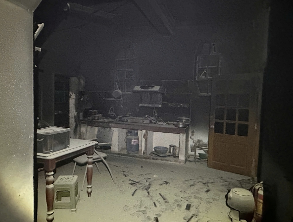 Hiện trường vụ cháy. Ảnh: CACC.