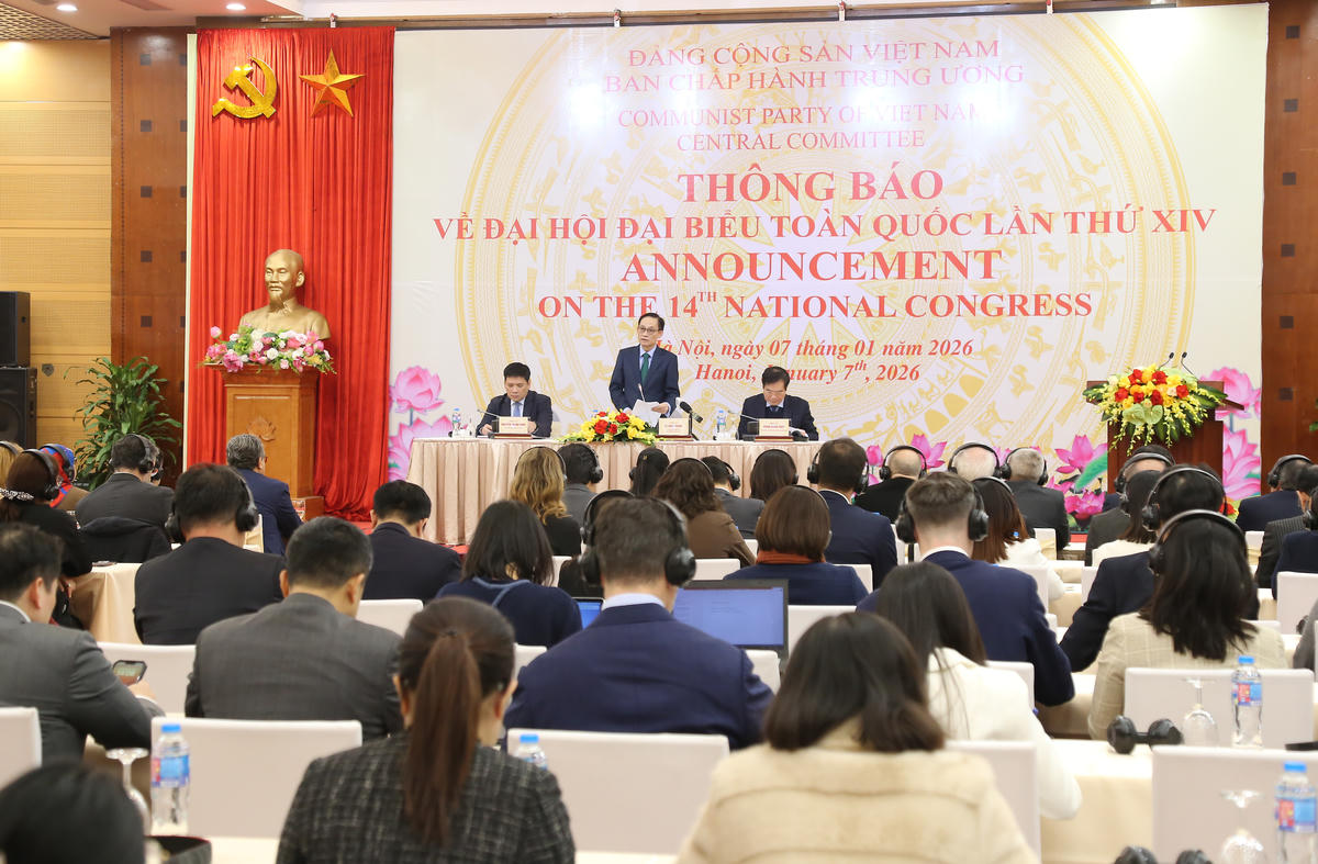 Toàn cảnh buổi thông báo. Ảnh: Thành Long