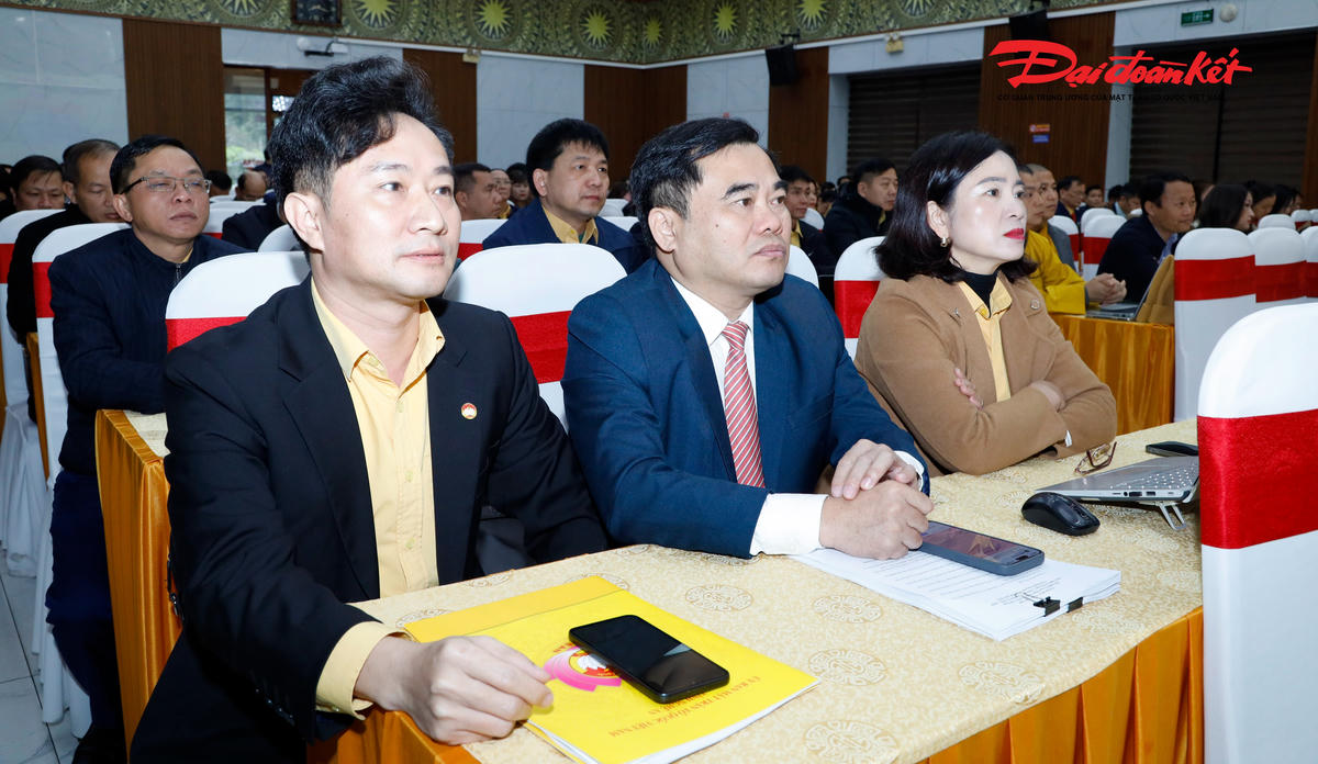 Các đại biểu là Uỷ viên uỷ ban MTTQ tỉnh nhiệm kỳ 2025-2030 tham dự Hội nghị. Ảnh: ĐB