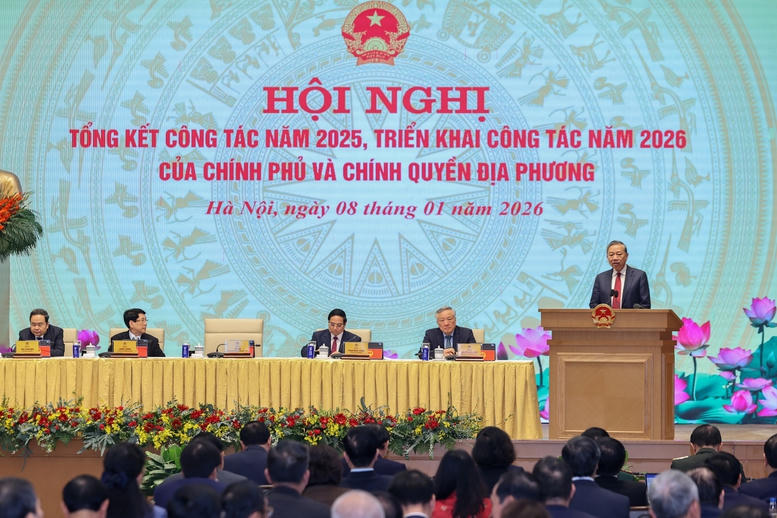 Tổng Bí thư Tô Lâm phát biểu chỉ đạo Hội nghị.&nbsp; Ảnh: Nhật Bắc