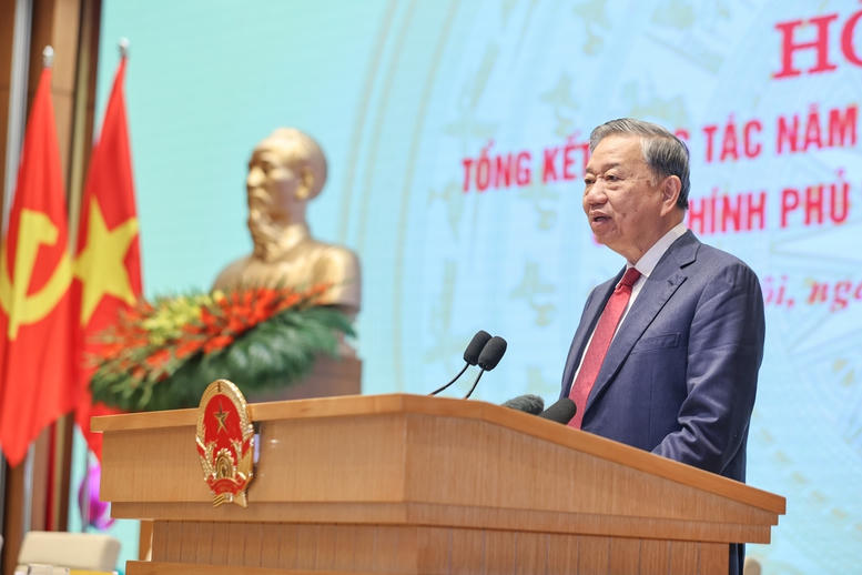 Tổng Bí thư Tô Lâm định hướng 7 nhiệm vụ trọng tâm trong thời gian tới. Ảnh: Nhật Bắc