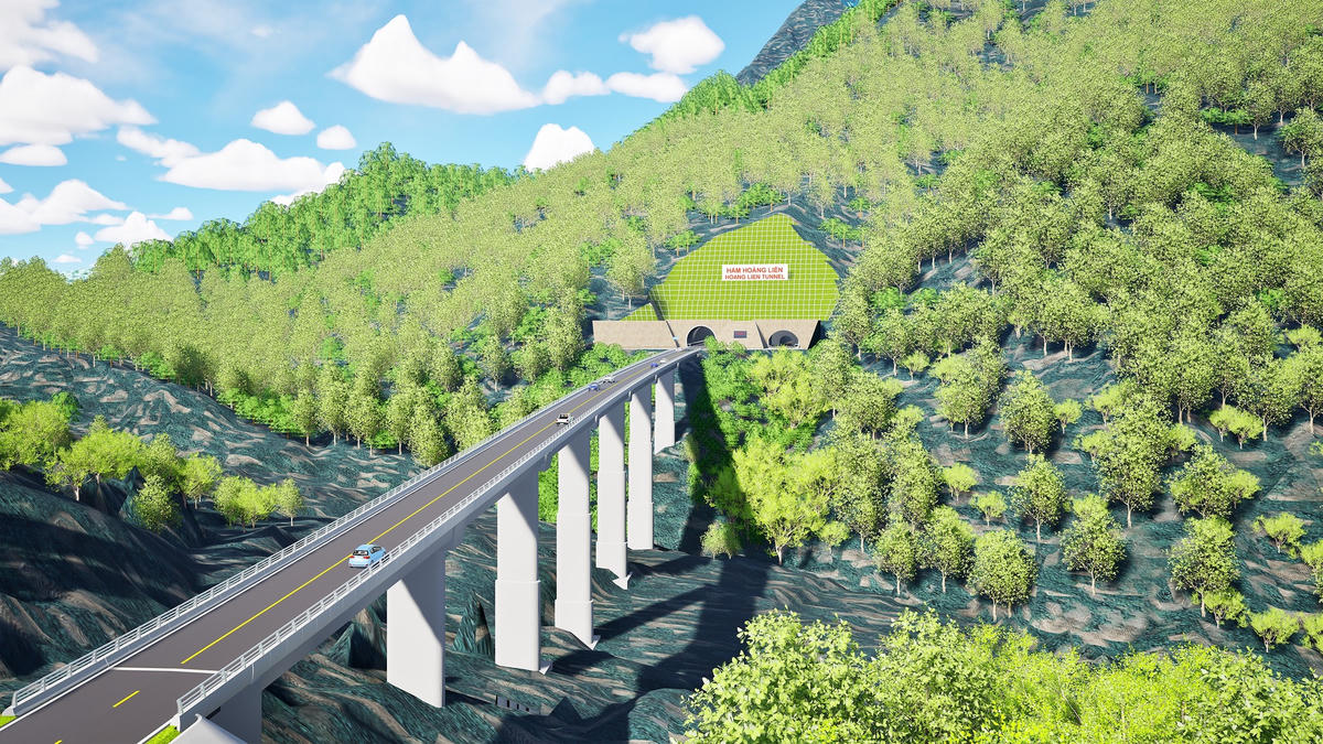Dự án hầm đường bộ đèo Hoàng Liên là công trình trọng điểm, có ý nghĩa quan trọng trong kết nối giữa Lai Châu và Lao Cai cũng như các tỉnh khác trong khu vực. Ảnh: Đèo Cả.